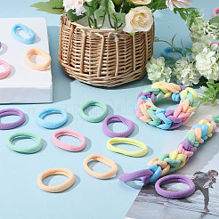 Полиэстеровые эластичные резинки для волос для женщин и девочек&nbsp;OHAR-WH0029-07