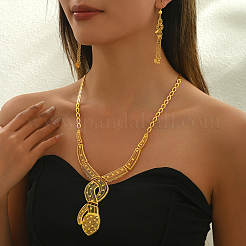 Роскошные винтажные комплекты ожерелий и серег из полого сплава змеи для женщин&nbsp;MC4007