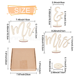 Мистер и миссис расписываются на свадьбе&nbsp;DJEW-WH0001-12