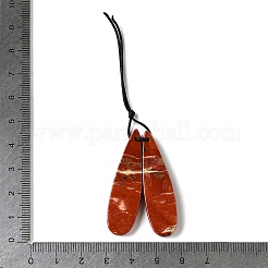 Подвески из натуральной красной радуги яшмы&nbsp;G-L617-G06-12x45mm