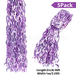 Шторы с бахромой из пластиковой фольги&nbsp;AJEW-WH0314-685