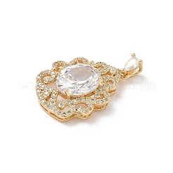 Латунные микро проложить кубического циркония подвески&nbsp;KK-S531-07G-C