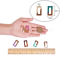 Подвески из смолы и ореха RESI-SZ0001-14