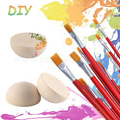 200шт необработанные кабошоны из натурального дерева WOOD-SP0001-56