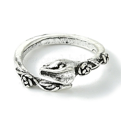 Открытые манжеты из змеиного сплава RJEW-K275-54AS