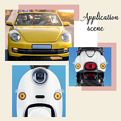 8 пара 2 стилей водонепроницаемых наклеек из ПВХ в форме ресниц&nbsp;DIY-HY0003-05B