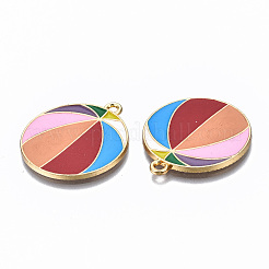 Подвески из эмали и сплава&nbsp;LS-X-ENAM-S127-016-RS