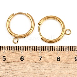 Фурнитура для сережек-колец из нержавеющей стали 304&nbsp;X-STAS-B095-01G
