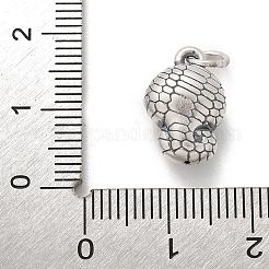 Изящные серебряные милые зодиакальные змеиные подвески STER-D300-11AS