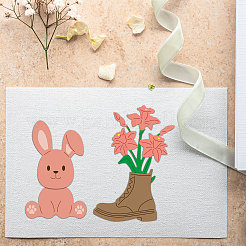 Углеродистая сталь разрезает трафареты DIY-WH0309-1210