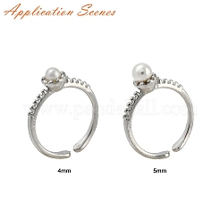 Латунные крепления колец для пальцев&nbsp;KK-F734-04P-NR