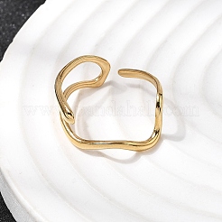 Кольца-манжеты из нержавеющей стали 304 для женщин&nbsp;RJEW-K313-13G