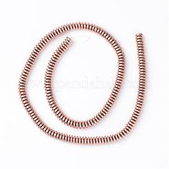 Немагнитные синтетический гематит бисер пряди G-D801-01