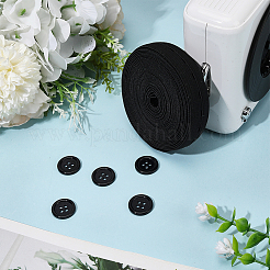 5м плоский эластичный шнур/тесьма с петлей&nbsp;DIY-CY0002-13B