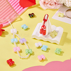 10шт УФ-покрытие непрозрачные акриловые бусины&nbsp;OACR-TA0004-06