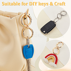 20шт 4 стиля пружинные кольца из цинкового сплава&nbsp;FIND-GA0007-10