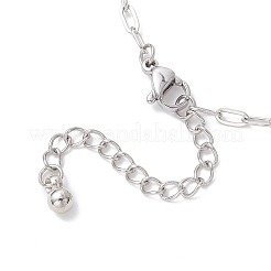 Цепочки-скрепки для ног из нержавеющей стали 304 толщиной 2.5 мм AJEW-AN00750