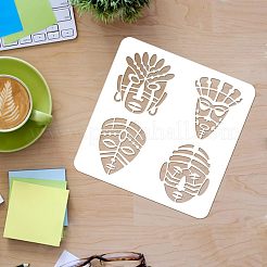 Пластиковые многоразовые шаблоны трафаретов для рисования DIY-WH0172-239