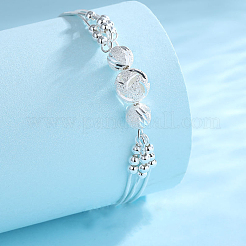 925 браслет из круглых бусин из стерлингового серебра FS-WGB18E9-01