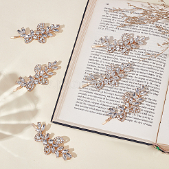 6 шт. шпильки для волос из цинкового сплава со стразами&nbsp;PHAR-GO0001-10