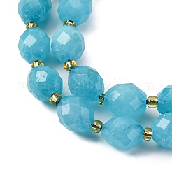 Бусины из натурального белого нефрита G-D305-B01-01B