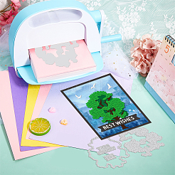 Углеродистая сталь разрезает трафареты DIY-WH0309-1750