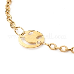 Браслет из цепочек из нержавеющей стали 304 BJEW-JB06522