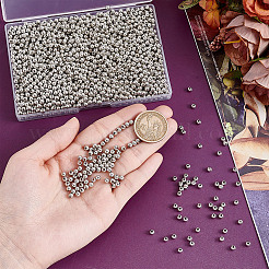 2500 шт. ccb пластиковые круглые бусины ALUM-HY0001-02P