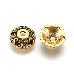 Тибетском стиле сплав шарик крышки&nbsp;GLFH10353Y