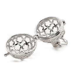 Подвески в виде стойки из латуни с бусинами KK-D025-01C-P