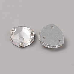 Скругленный треугольник пришиваем стразами&nbsp;GLAA-WH0030-35A-01