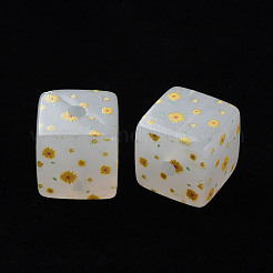 Окрашенные акриловые бусины  MACR-S374-11C-01