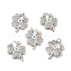 Латунные микро проложить кубического циркония подвески&nbsp;KK-E068-VB134-1