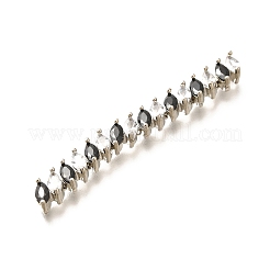 Латунные микро проложить кубического циркония бусы KK-M312-21