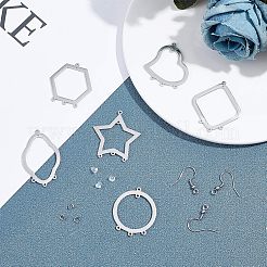 Наборы для самостоятельного изготовления сережек из нержавеющей стали 304 DIY-UN0002-08