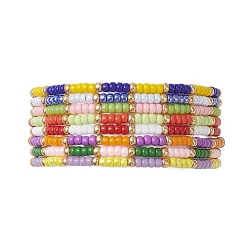 8 шт. браслеты из стеклянных бусин для мужчин и женщин&nbsp;BJEW-MZ00276