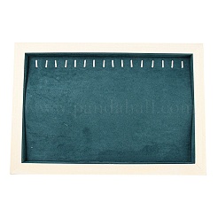 Прямоугольные подвесные ожерелья из ткани из микрофибры NDIS-E023-01