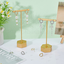 8 шт. 2-х цветная латунная фурнитура для сережек-гвоздиков&nbsp;KK-BC0012-77