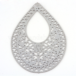 Большие филигранные подвески из нержавеющей стали 304&nbsp;STAS-S044-033