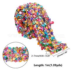 Отделка стразами из смолы Hotfix и бисером DIY-WH0166-42