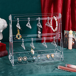 1 комплект прозрачных акриловых подставок для сережек EDIS-PH0001-24C