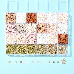 Наборы для изготовления украшений в стиле бохо своими руками из полимерной глины&nbsp;DIY-FS0007-75