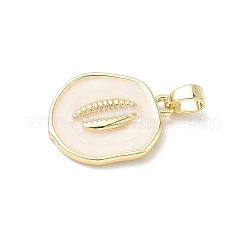 Латунь эмаль подвески&nbsp;KK-Z134-01G-01