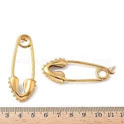 Скрепка с сердцем серьги-гвоздики из нержавеющей стали 304 для женщин&nbsp;EJEW-G444-02G