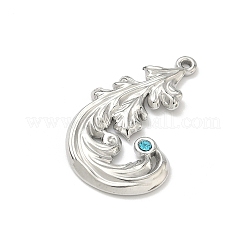 Подвески из нержавеющей стали 304 со стразами&nbsp;STAS-L308-08P