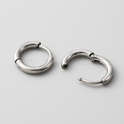 Серьги-кольца Huggie Hoop из нержавеющей стали с 316 нержавеющей сталью и булавками для женщин EJEW-TAC0018-08B