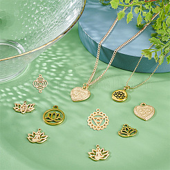 Подвески из сплава на тему йоги PALLOY-SC0002-87