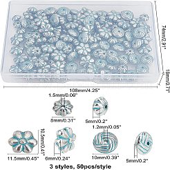 15 шт. 3 вида пластиковых бусин ccb CCB-CA0001-03