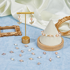 Шармы-соединители из натурального культивированного пресноводного жемчуга PALLOY-FH00006