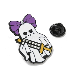 Булавки-призраки с эмалью и стразами в стиле хэллоуин&nbsp;LS-JEWB-K018-34EB